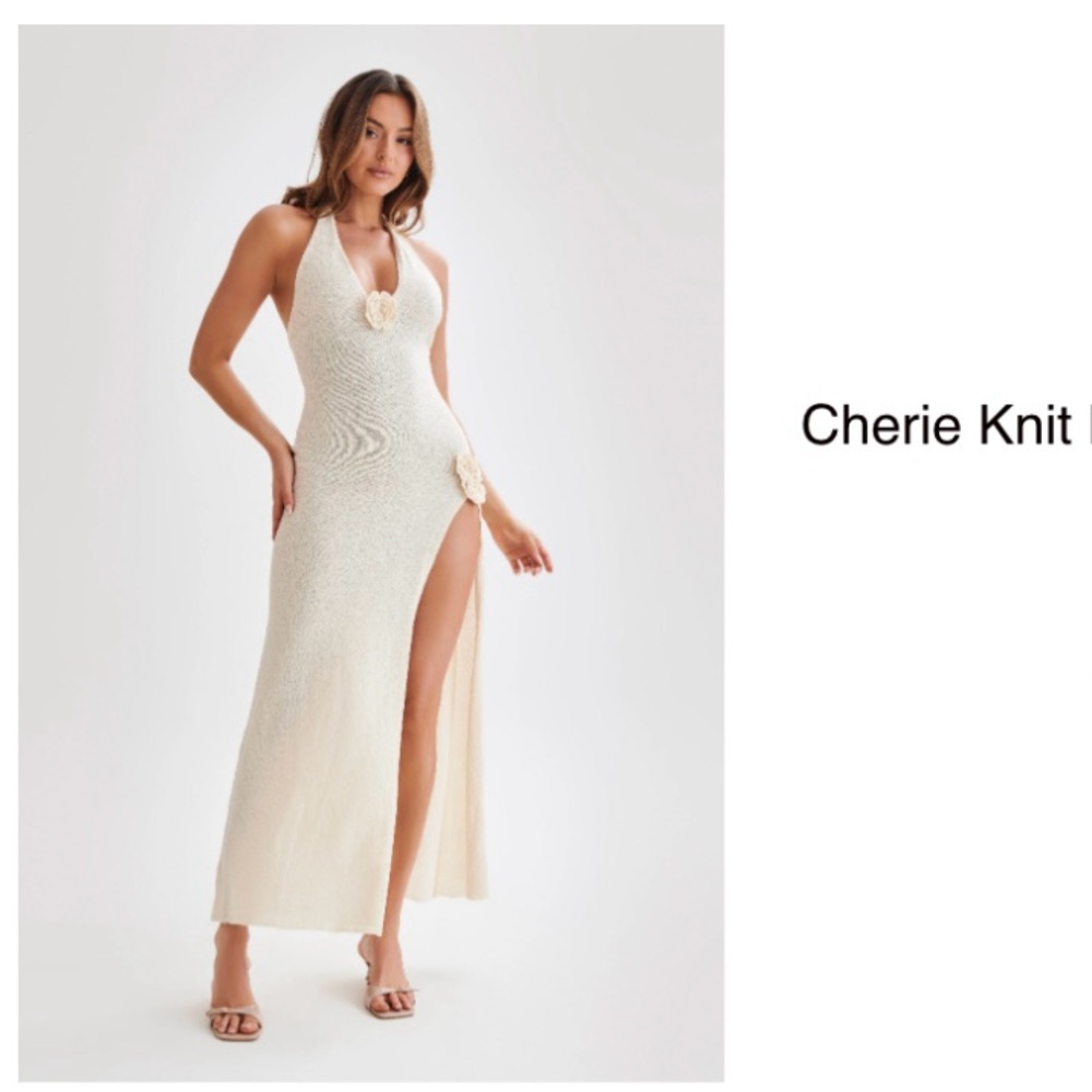 Cherie Knit Slit Maxi dress from Meshki size small
